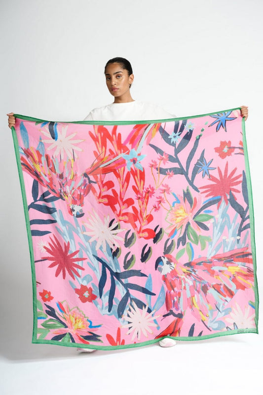 POM Amsterdam Shawls Pink / OS ÉCHARPE - Botanical Pink