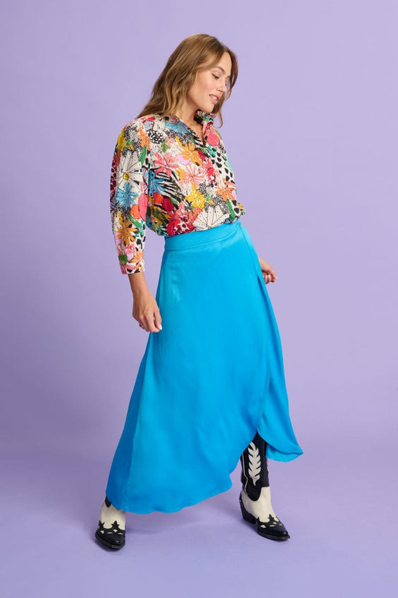POM Amsterdam Skirts Blue / 34 JUPE - Sapphire Blue