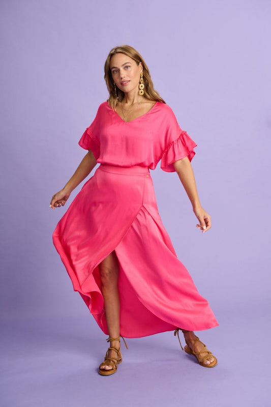 POM Amsterdam Skirts JUPE - Raspberry