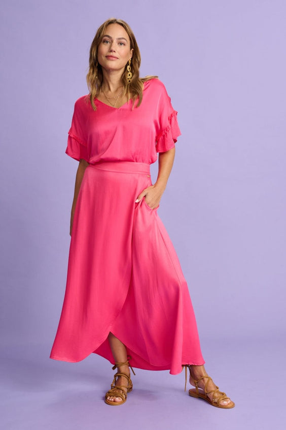 POM Amsterdam Skirts JUPE - Raspberry