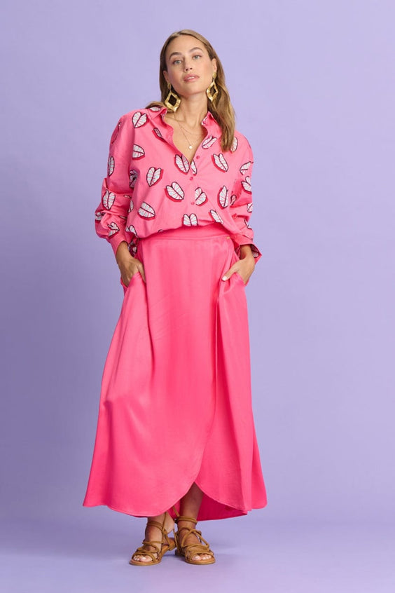 POM Amsterdam Skirts JUPE - Raspberry