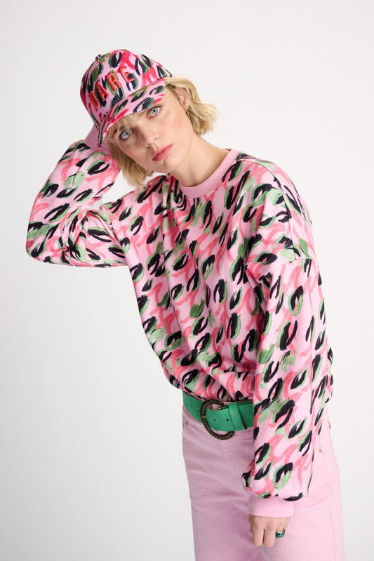 POM Amsterdam Sweaters Pink / 34 PULL - Animal Pink