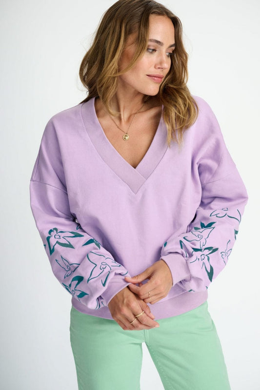 POM Amsterdam Sweaters PULL - Orchid Lilac