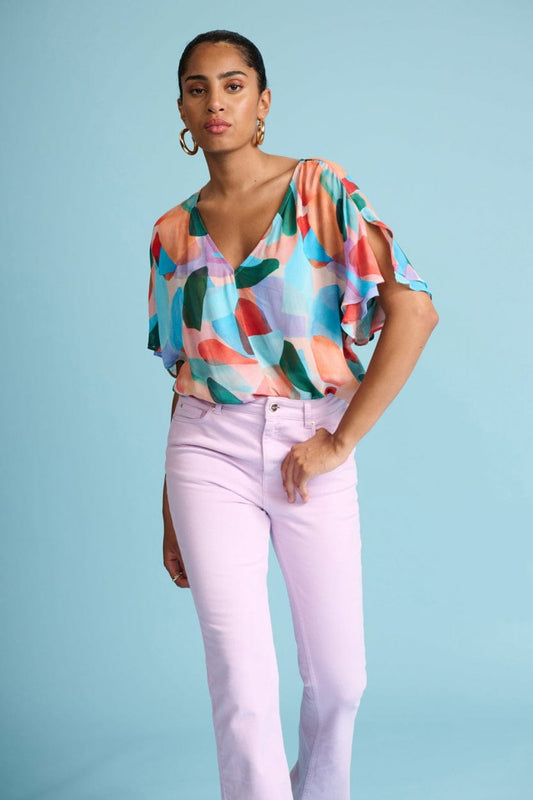 POM Amsterdam Tops Orange / 34 TOP - Elements